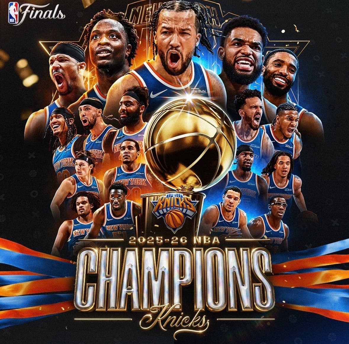 New York Knicks championship artwork